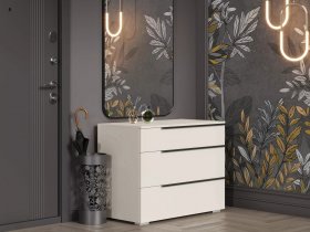 Комод с 3 ящиками Айри КМ-001 (кашемир) в Бородино - borodino.mebel-nsk.ru | фото