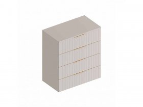 Комод с 4 ящ. «Тефия» (тефия/софт сантьяго) в Бородино - borodino.mebel-nsk.ru | фото