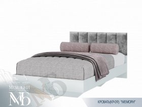 Кровать 1,2м Мемори КР-09 в Бородино - borodino.mebel-nsk.ru | фото