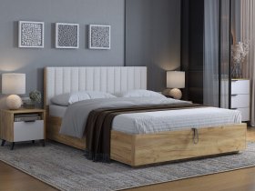 Кровать двуспальная 1,6м Юлия в Бородино - borodino.mebel-nsk.ru | фото