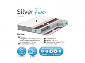 Матрас Silver Five в Бородино - borodino.mebel-nsk.ru | фото