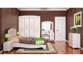 Модульная спальня Каролина в Бородино - borodino.mebel-nsk.ru | фото