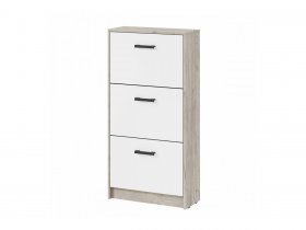 Обувница ОБ-2 Вега (дуб крафт серый/белый) в Бородино - borodino.mebel-nsk.ru | фото