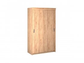 Шкаф-купе двухдверный Ирина Шк013.1 (дуб крафт золотой) в Бородино - borodino.mebel-nsk.ru | фото