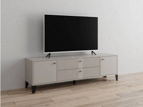 Тумба под ТВ Парус-10 (кашемир/сантьяго софт) в Бородино - borodino.mebel-nsk.ru | фото